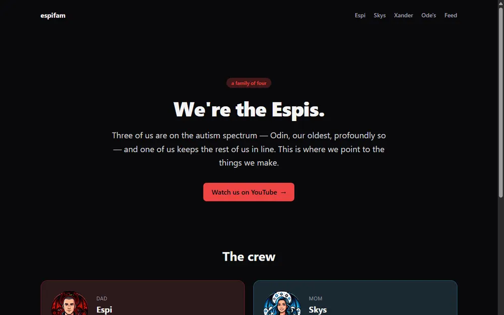 Screenshot of Espi Family