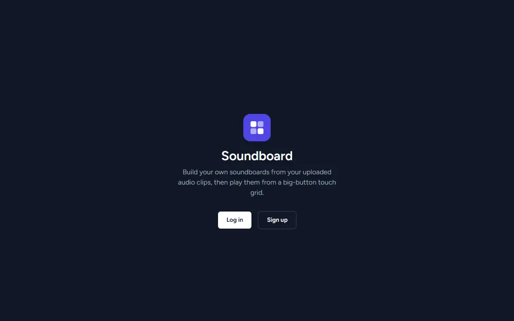 Screenshot of Soundboard