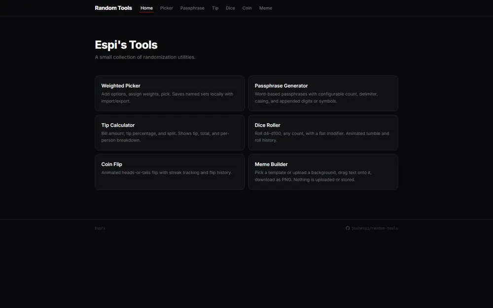 Screenshot of Espi's Tools